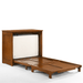 Orion Cherry Twin Murphy Cabinet Bed - Opened and fully extended 