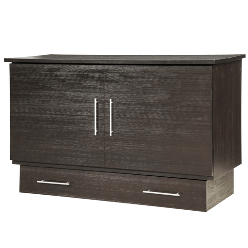 Traditional Murphy Cabinet Bed Coffee/Espresso - Front view closed