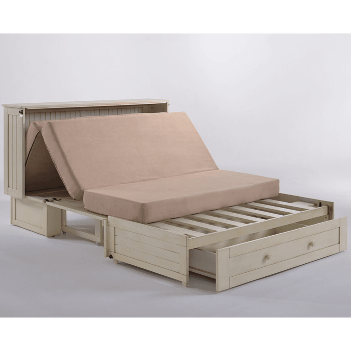 Daisy Queen Murphy Cabinet Bed Buttercream - Murphy Bed Direct