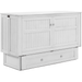 Daisy Queen Murphy Cabinet Bed White - Murphy Bed Direct