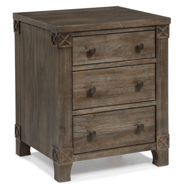 Essex Chest of Drawers Ash - Angled front view