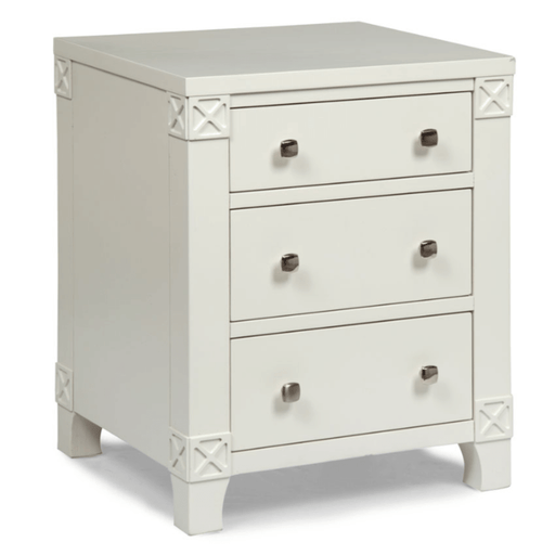 Essex Chest of Drawers White - Angled view