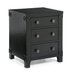 Essex Chest of Drawers Black - Angled view
