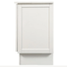 Essex Queen Murphy Cabinet Bed White - Side view closed