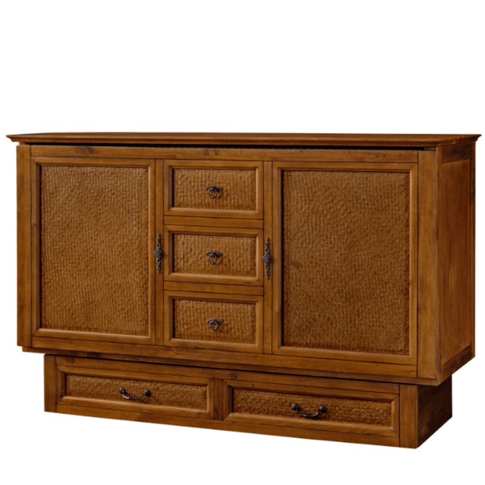 Kingston Queen Murphy Cabinet Bed - Front view closed
